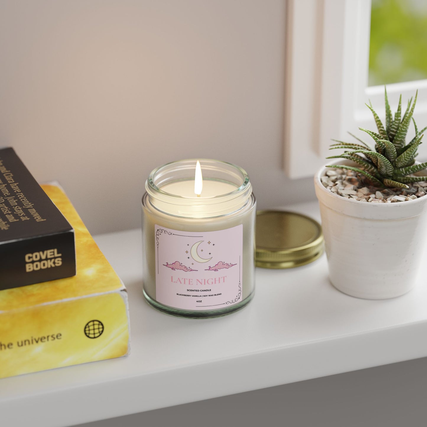 Late Night | Blackberry Vanilla Scented Soy Candle (4oz)