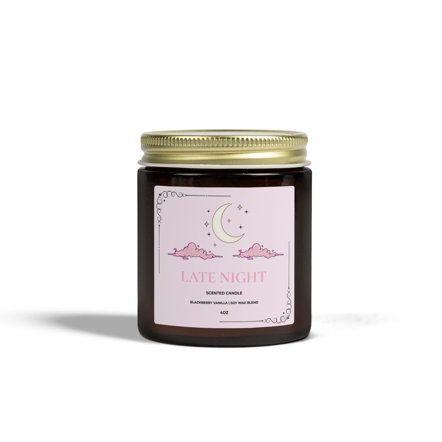 Late Night | Blackberry Vanilla Scented Soy Candle (4oz)