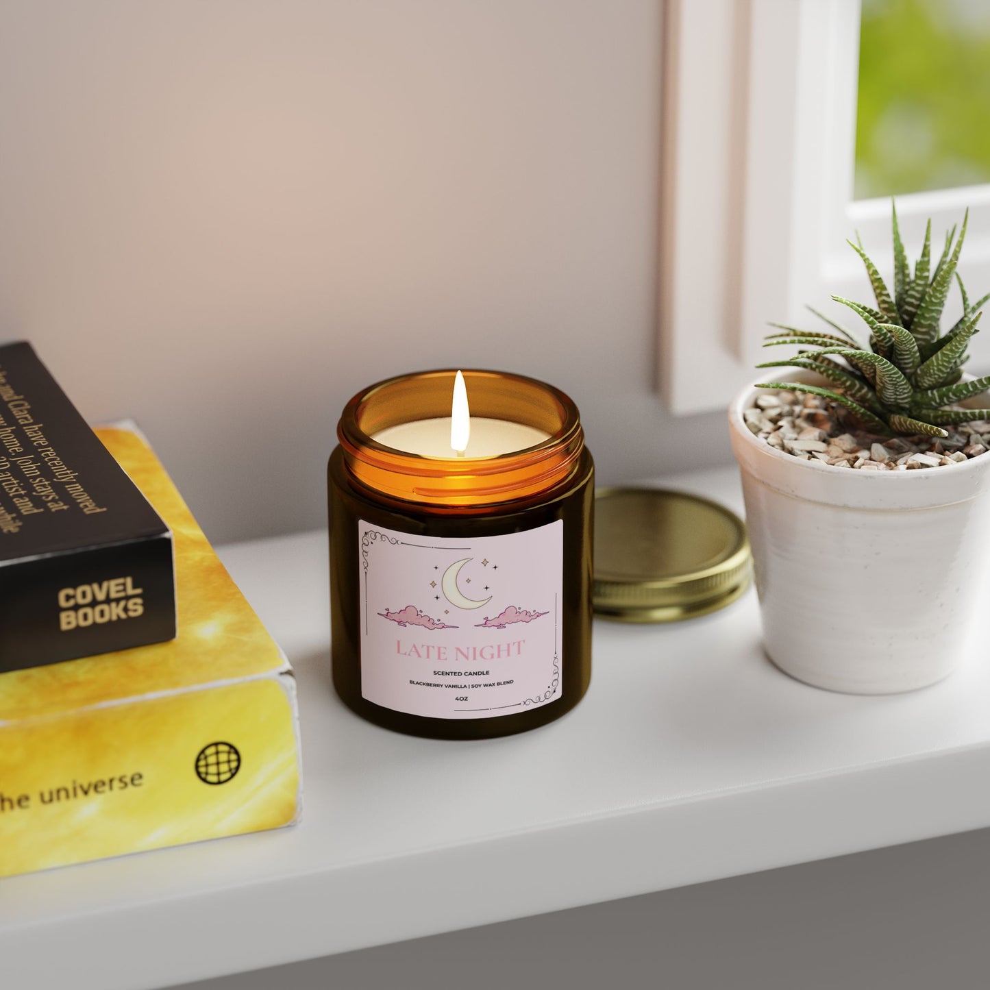 Late Night | Blackberry Vanilla Scented Soy Candle (4oz)