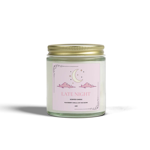 Late Night | Blackberry Vanilla Scented Candle
